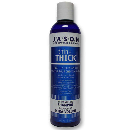 Jason Natural Thin To Thick Hair Shampoo, Scalp Therapy - 8 Oz